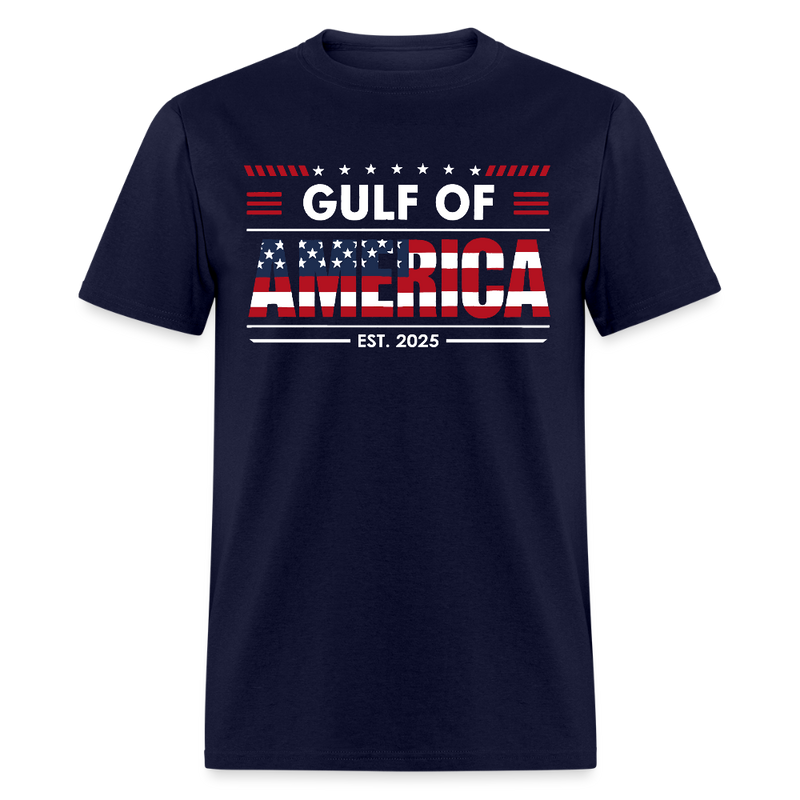 Gulf Of America Est. 2025 T Shirt - 11 - navy