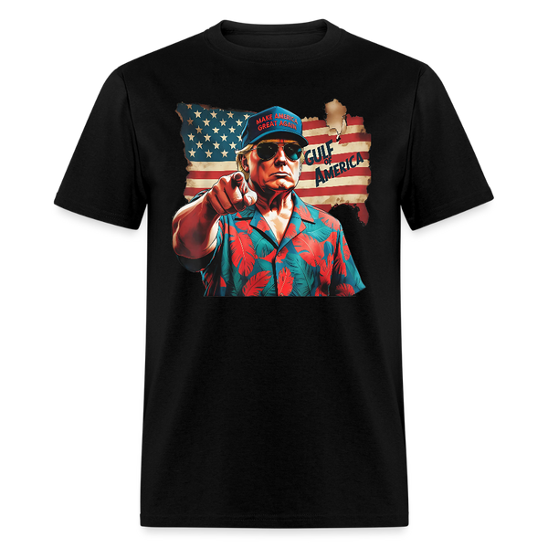 Gulf of America Vintage Map T Shirt - black