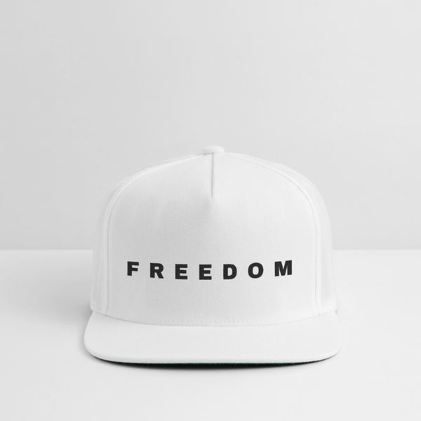 Freedom Charlie Snapback Cap - white