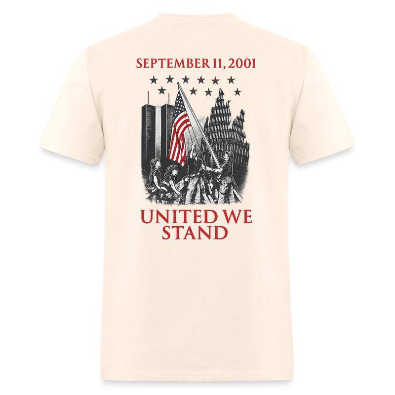 September 11th United We Stand T Shirt - natural