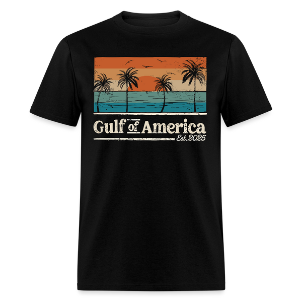 Gulf of America Vintage 2025 T Shirt - black