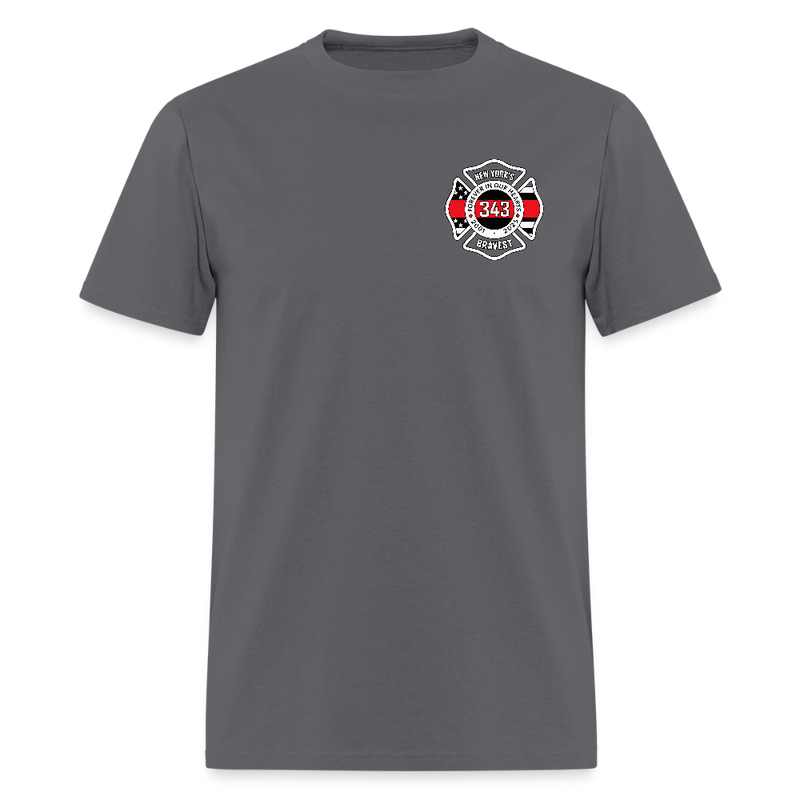 FDNY Never Forget September 11, 2021 T Shirt - charcoal
