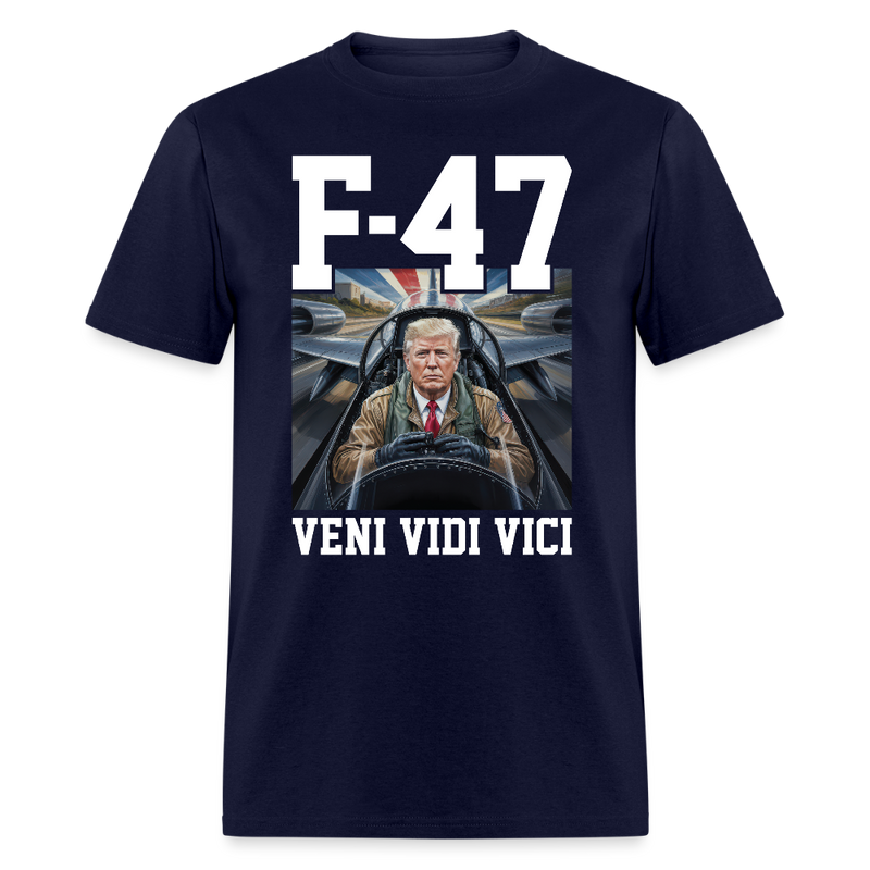 F- 47 Veni Vidi Vici T Shirt - navy
