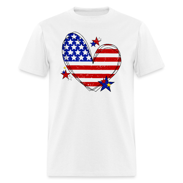 American Heart T Shirt - white