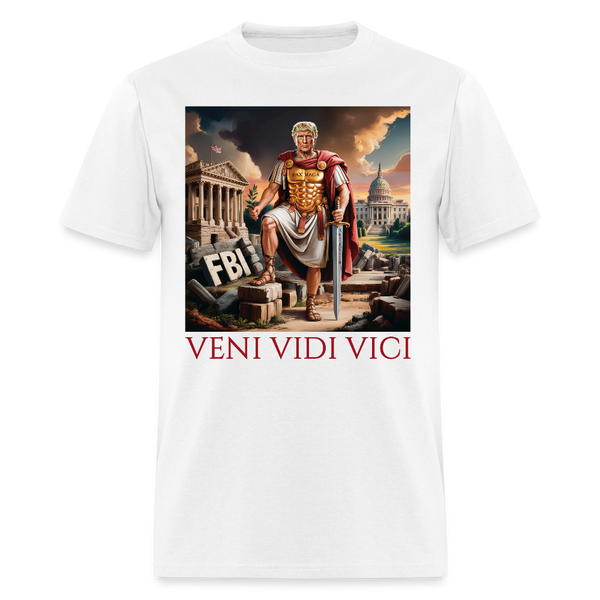 Veni Vidi Vici Trump T Shirt - white