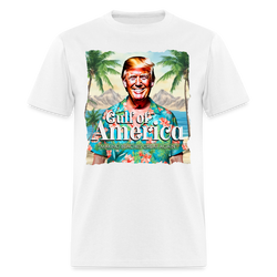 Gulf Of America Making Beaches Great Again T Shirt - white
