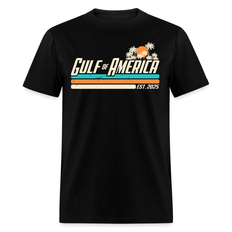 Gulf Of America Est. 2025 T Shirt - 4 - black