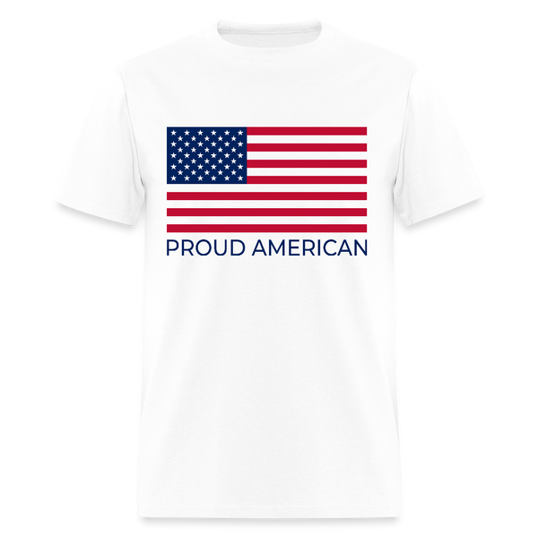 Proud American T Shirt - white