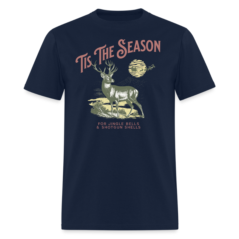 Tis the Season T Shirt - navy