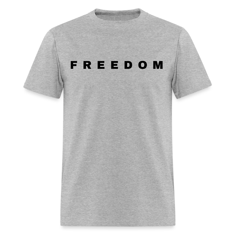 Charlie Kirk Freedom American Flag T Shirt - 3 - heather gray