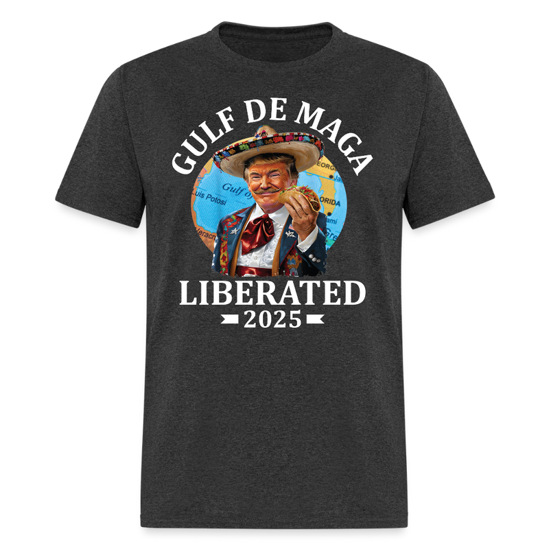 Gulf De Maga Liberated 2025 T Shirt - heather black
