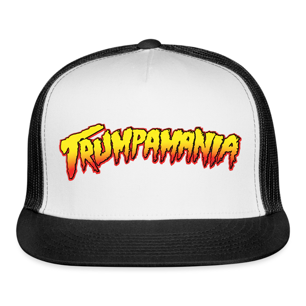 Trumpamania Trucker Hat - white/black