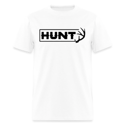Buck Hunting T Shirt - white