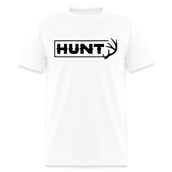 Buck Hunting T Shirt - white