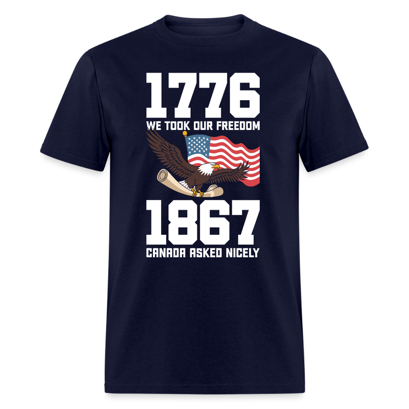 1776 We Took Our Freedom T Shirt - navy