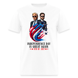 Independence Day Is Great Again T Shirt - white