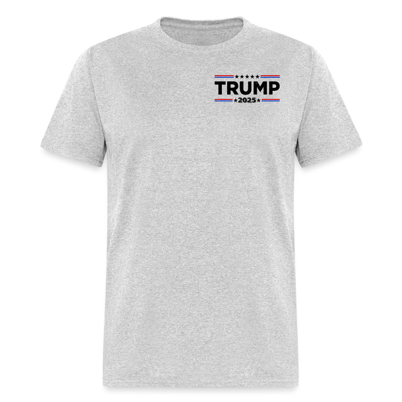 Trump 2025 Waste Management Inauguration Day T Shirt - heather gray