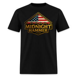 Midnight Hammer B-2 Super Hero T Shirt - black