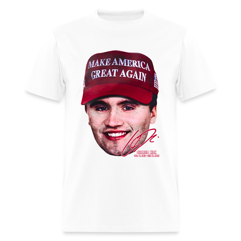 Rest In Peace Charlie Kirk T Shirt - white