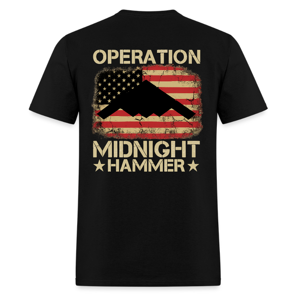 Operation Midnight Hammer Jet T Shirt - black