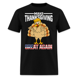Make Thanksgiving 2025 Great Again T Shirt - black