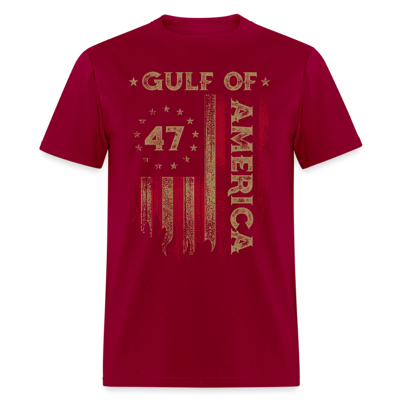 Gulf Of America 47 T Shirt - dark red