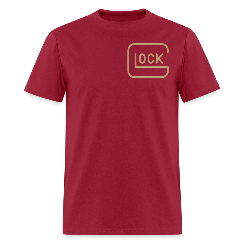 Trump Duck Hunting Glock Gun T Shirt - dark red