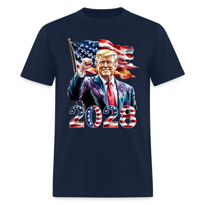 Trump For President 2028 T Shirt - navy