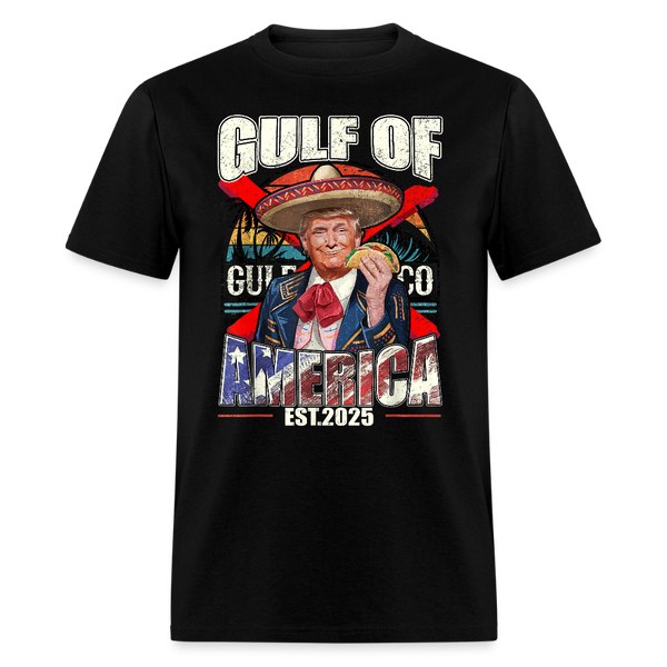 Gulf of America Funny Taco T Shirt - 2 - black