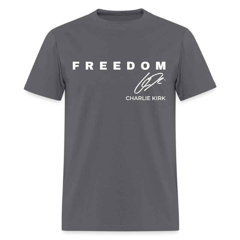 Freedom Thank You Charlie A True Patriot 31 T Shirt - 3 - charcoal