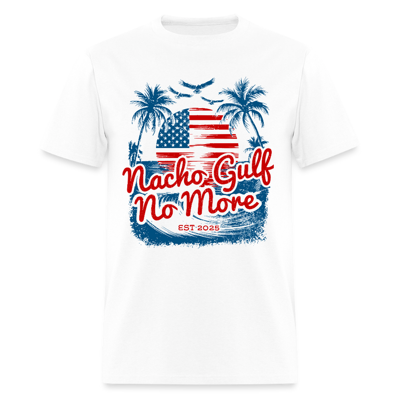 Nacho Gulf No More Est. 2025 T Shirt - white