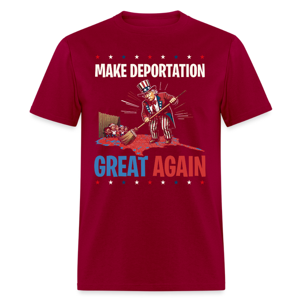 Make Deportation Great Again T Shirt - dark red
