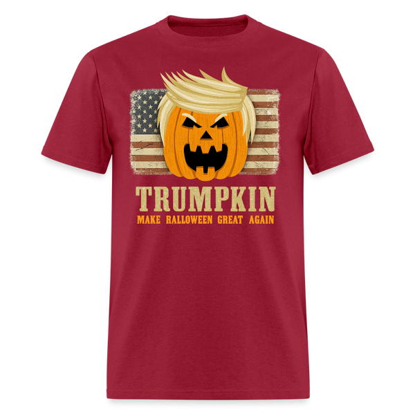Trumpkin Halloween T Shirt - 4 - dark red