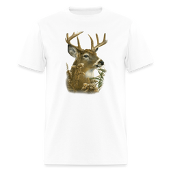 Deer Hunt T Shirt - white