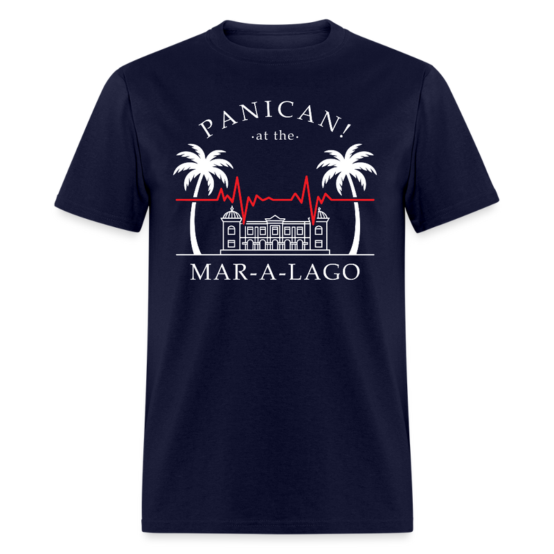 Panican! At The Mar-A-Lago T Shirt - navy