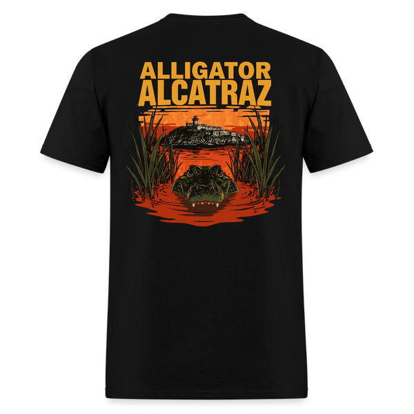 Alligator Alcatraz T Shirt - 6 - black