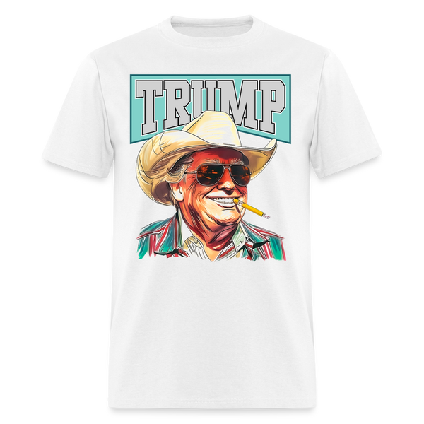 Trump Cowboy T-Shirt - white
