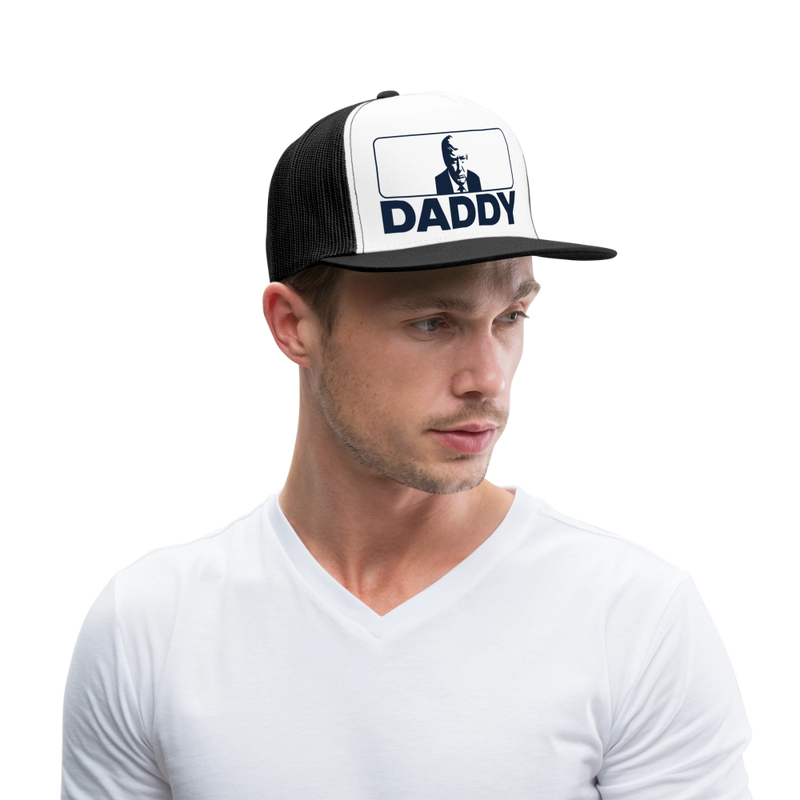 Daddy Trump Trucker Hat - white/black