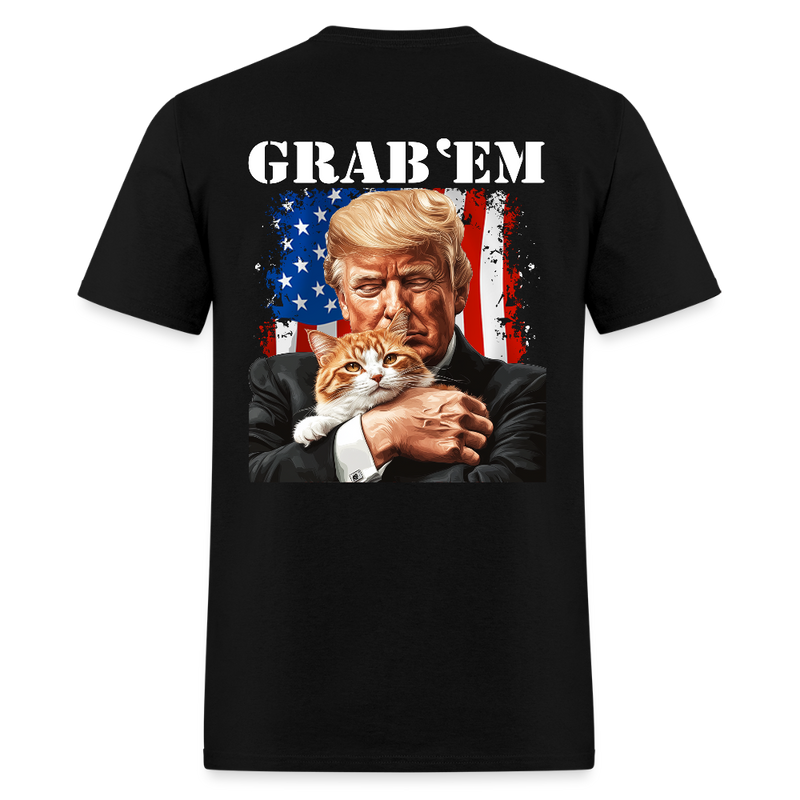 Trump Grab 'Em T Shirt - black