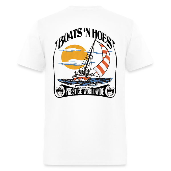 Boats 'N Hoes T Shirt - white