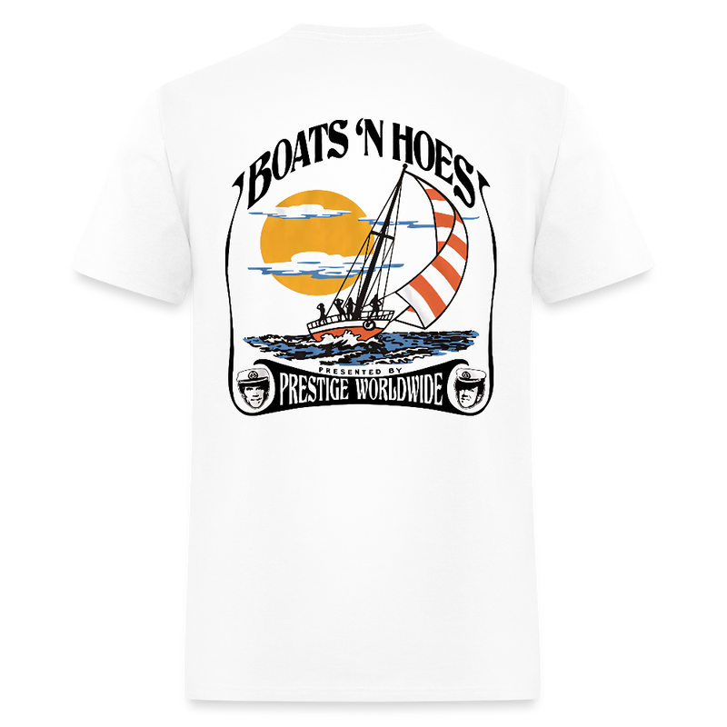 Boats 'N Hoes T Shirt - white