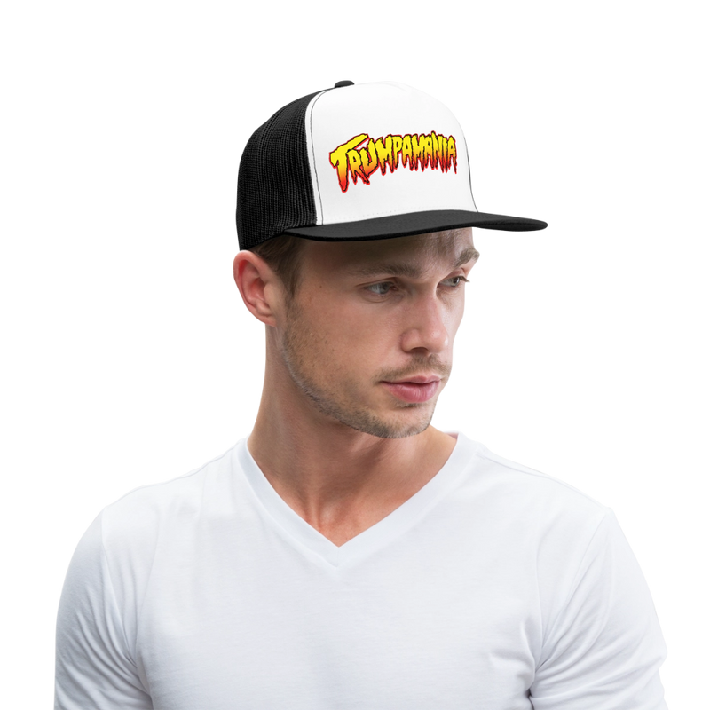 Trumpamania Trucker Hat - white/black