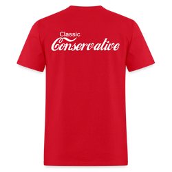Classic Conservative T Shirt - red