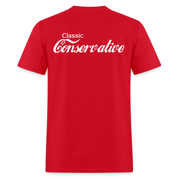 Classic Conservative T Shirt - red