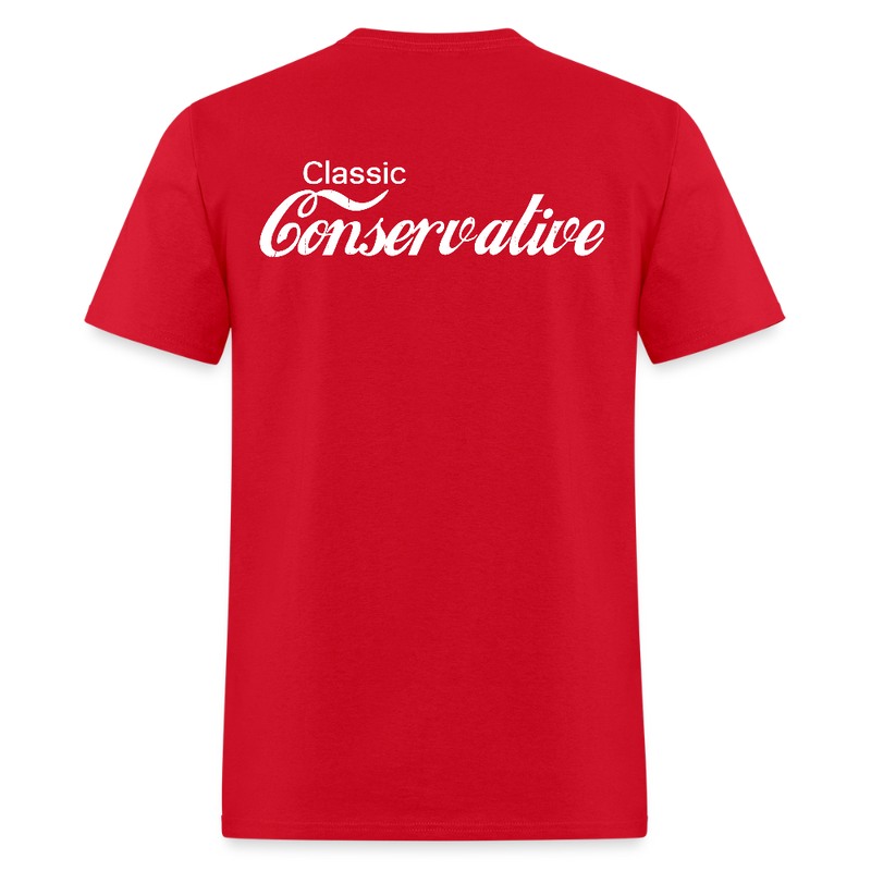 Classic Conservative T Shirt - red