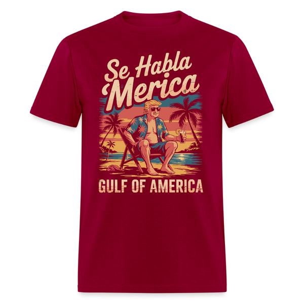 Se habla ‘Merica Gulf of America 2 T Shirt - dark red