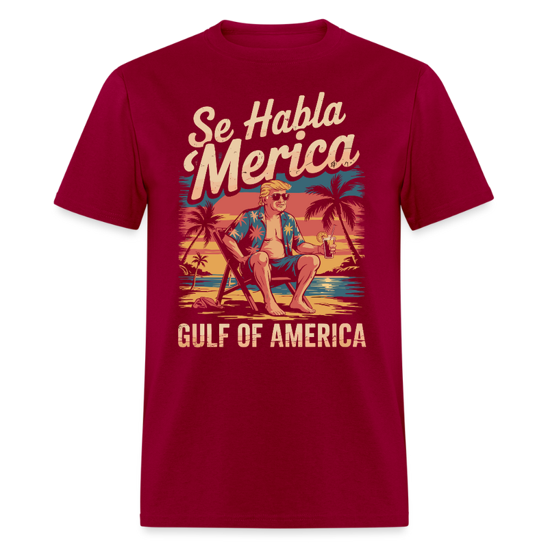 Se habla ‘Merica Gulf of America 2 T Shirt - dark red
