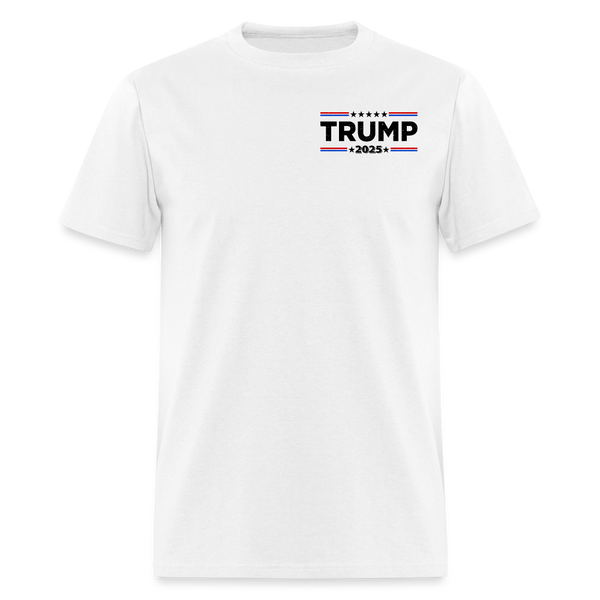 Trump 2025 Waste Management Inauguration Day T Shirt - white