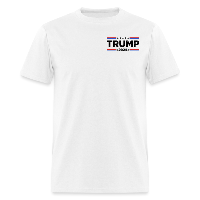 Trump 2025 Waste Management Inauguration Day T Shirt - white