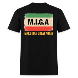 MIGA Make Iran Great Again T Shirt - black